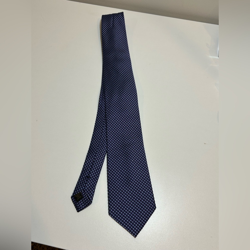 Jos. A. Bank Reserve Blue and Purple Geometric Tie